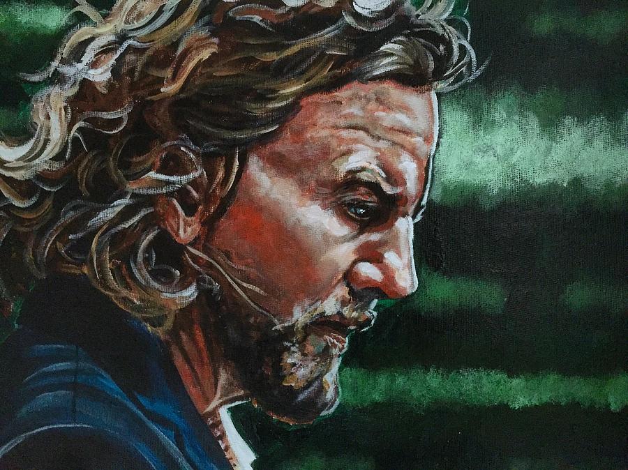 900x674 Eddie Vedder Painting By Joel Tesch - Eddie Vedder Painting