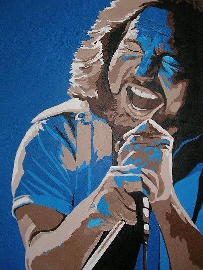 Eddie Vedder Painting At PaintingValley.com | Explore Collection Of ...