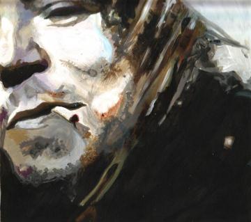 360x319 Eddie Vedder Painting By Jaffercake - Eddie Vedder Painting