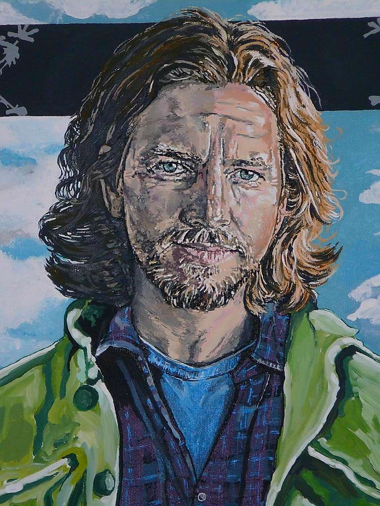 768x1024 Painting Eddie Vedder Pearl Jam Community - Eddie Vedder Painting