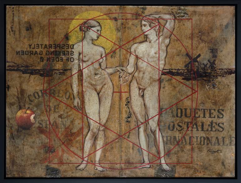 770x586 Saatchi Art Garden Of Eden Painting By Jose Luis Ferragut - Eden Painting