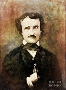 221x300 Edgar Allan Poe Paintings Fine Art America - Edgar Allan Poe Painting
