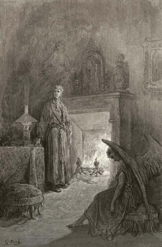 550x839 Edgar Allan Poe'S - Edgar Allan Poe Painting Story