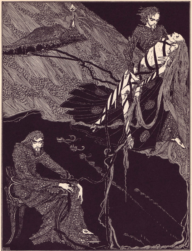 615x803 Collection Of Edgar Allan Poe Story Drawings High Quality - Edgar Allan Poe Painting Story