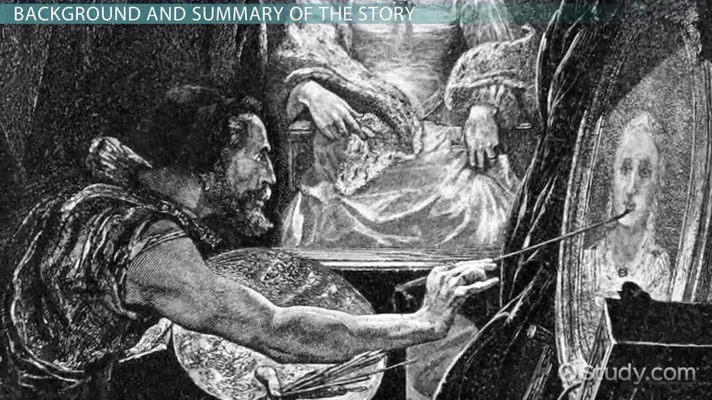 1024x576 The Oval Portrait By Edgar Allan Poe Summary Amp Analysis - Edgar Allan Poe Painting Story