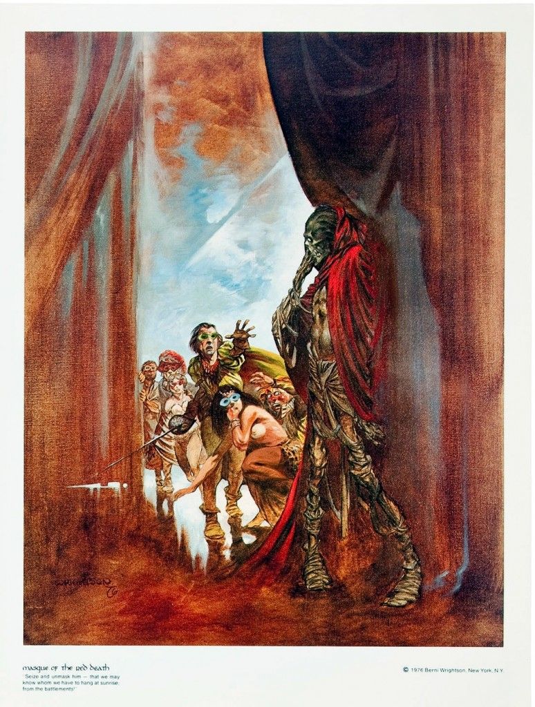 774x1024 Bernie Wrightson's Prints And Paintings (14 Images) Bernie - Edgar Allan Poe Painting Story