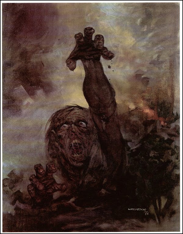 600x767 Comic Artist Bernie Wrightson's Edgar Allan Poe Portfolio Flavorwire - Edgar Allan Poe Painting Story