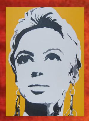 298x402 Edie Sedgwick Painting - Edie Sedgwick Painting
