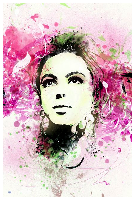453x669 F80 - Edie Sedgwick Painting