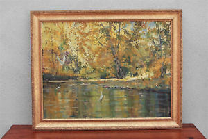 300x200 Edmond Woods, Oil On Board, California Plein Aire Landscape - Edmond Woods Painting