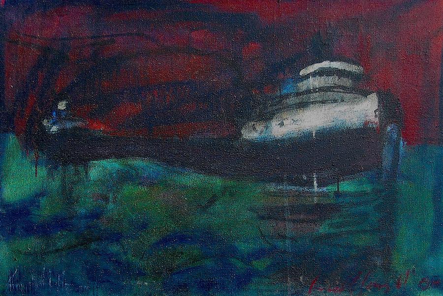 900x602 Edmund Fitzgerald Painting By Les Leffingwell - Edmund Fitzgerald Painting