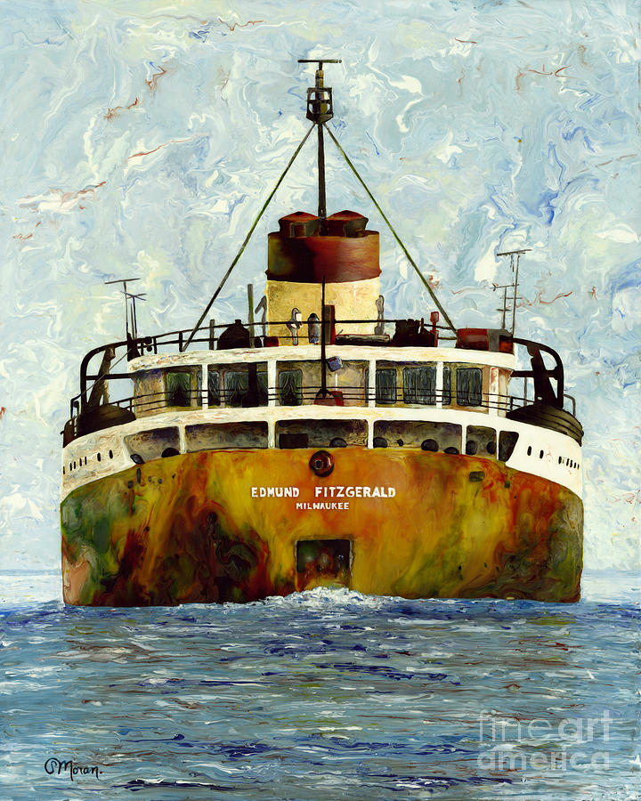 720x900 Sailing Away - Edmund Fitzgerald Painting