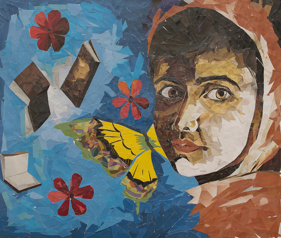 900x763 Education Is My Right Malala Yousfzai Mixed Media By Anu Edasseri - Education Painting