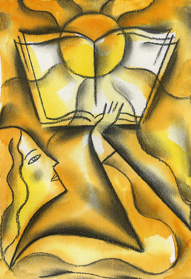 617x900 Education Painting By Leon Zernitsky - Education Painting