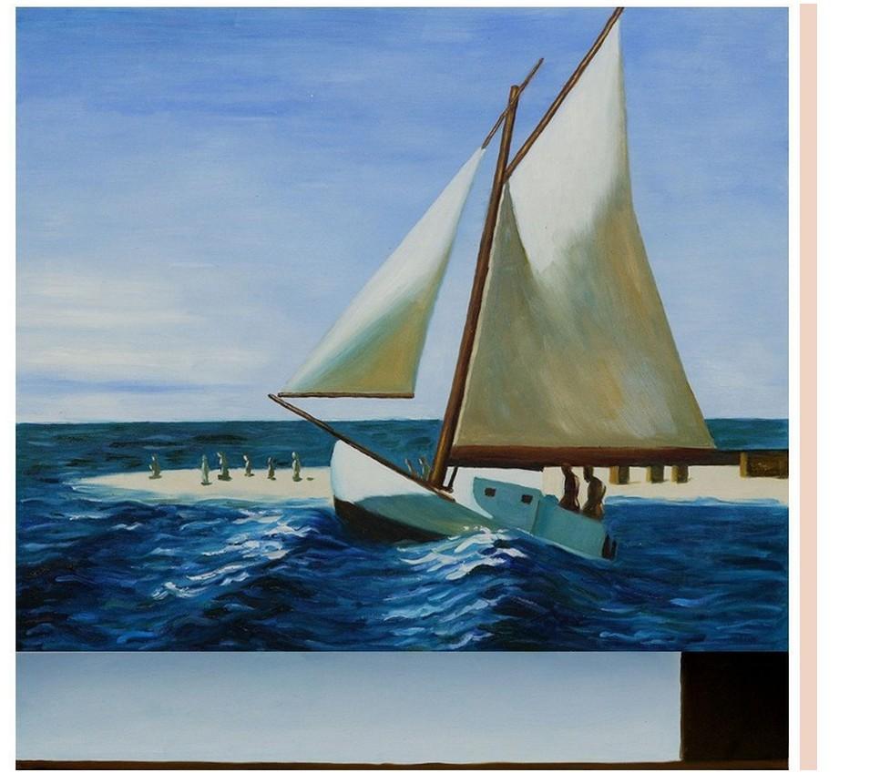 Edward Hopper Sailboat Painting