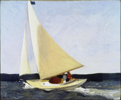 400x332 Philip Koch Sailing Lessons From Edward Hopper - Edward Hopper Sailboat Painting