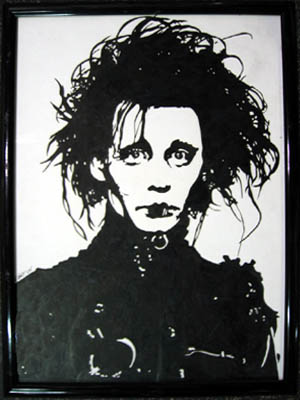 300x400 Edward Scissorhands - Edward Scissorhands Painting