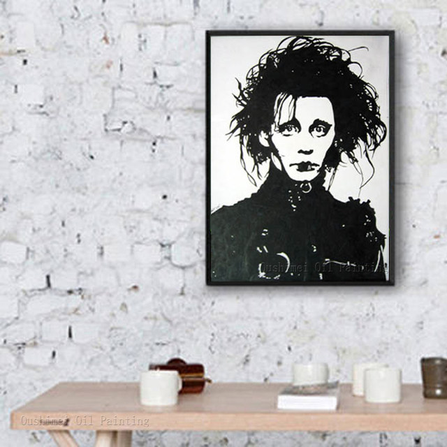 640x640 Online Shop Skills Artist Hand Painted Easy Designed Edward - Edward Scissorhands Painting