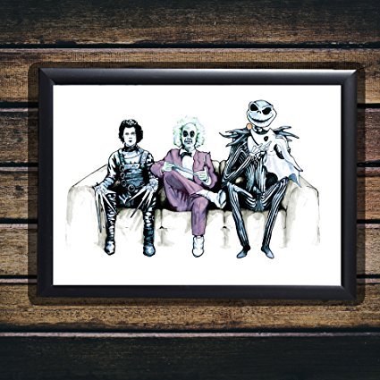 425x425 Tim Burton Wall Art - Edward Scissorhands Painting