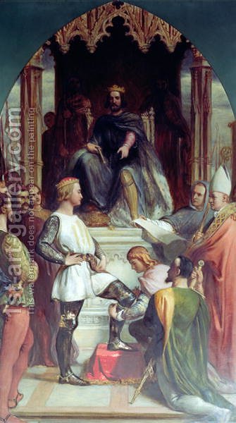 335x600 Edward The Black Prince (1330 76) Charles West Cope Reproduction - Edward The Black Prince Painting