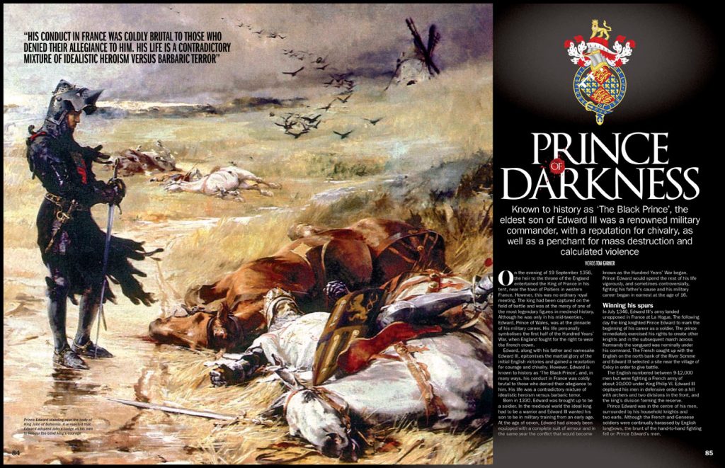 1024x661 To Death Or Glory!' The Light Brigade's Fatal Charge In History - Edward The Black Prince Painting