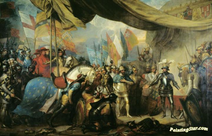 720x461 Edward, Black Prince, Receiving King John Of France After - Edward The Black Prince Painting