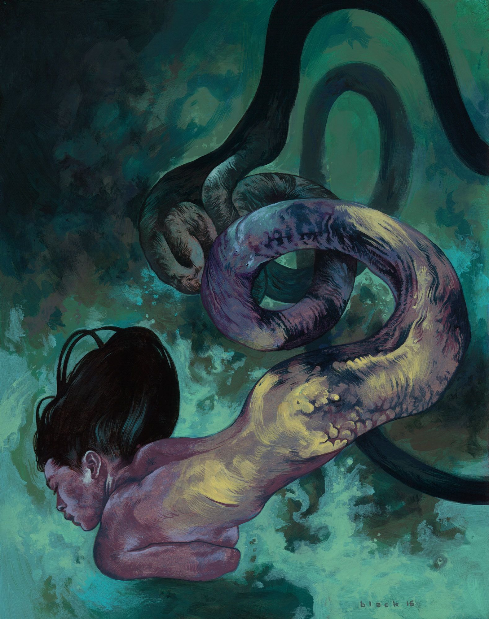 1578x2000 Elsa Eel Paintings Elsa And Paintings - Eel Painting