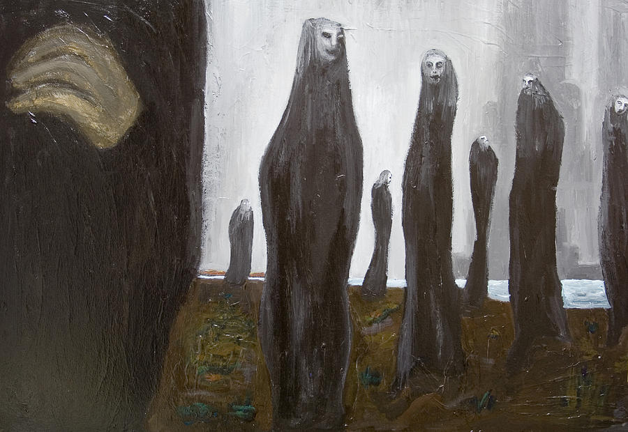 900x620 Tall Soldiers Painting By Kazuya Akimoto - Eerie Painting