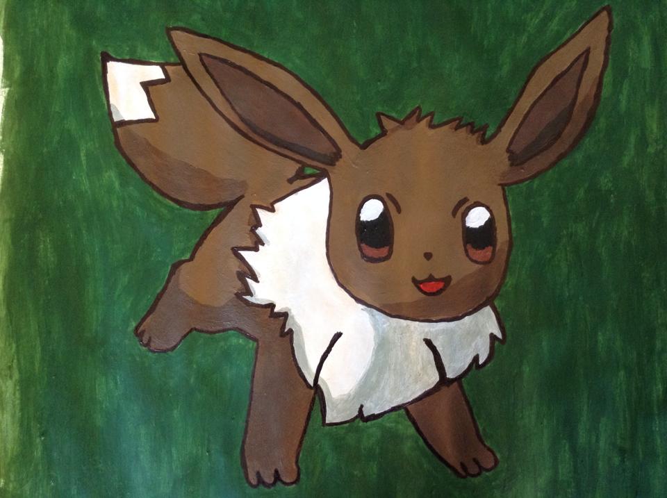 960x717 Eevee Painting By Azueon - Eevee Painting