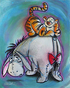 240x300 I Love Eeyore Because It Really Is - Eeyore Painting