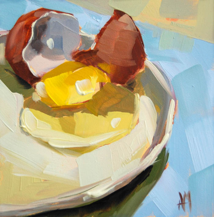 Egg Yolk Painting at PaintingValley.com | Explore collection of Egg ...