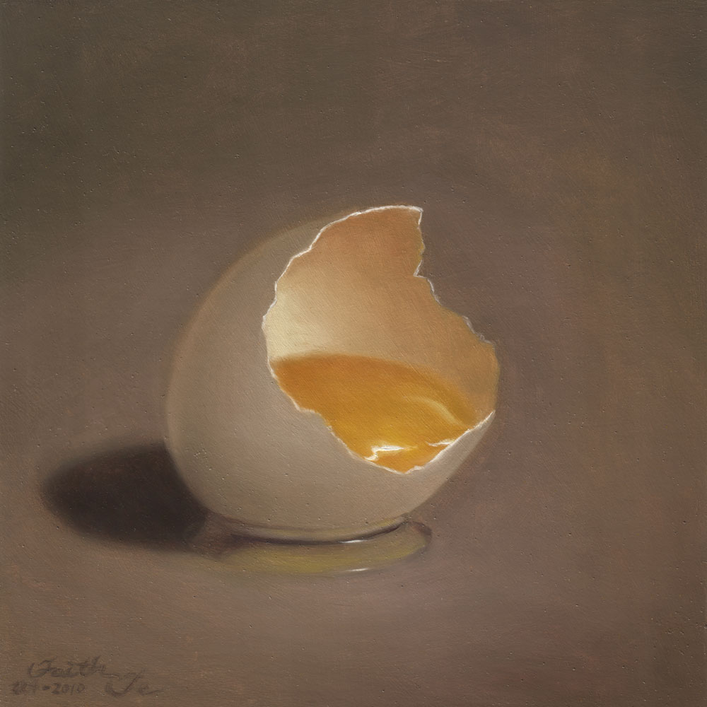 1000x1000 Egg Yolk In Shell - Egg Yolk Painting