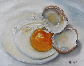 340x270 Egg Yolk Painting Etsy - Egg Yolk Painting