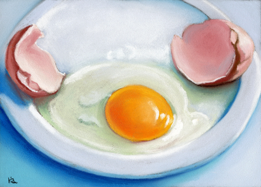 525x376 Breakfast Egg Ria Hills - Egg Yolk Painting