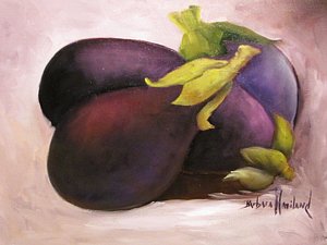 300x225 Eggplant Paintings - Eggplant Painting