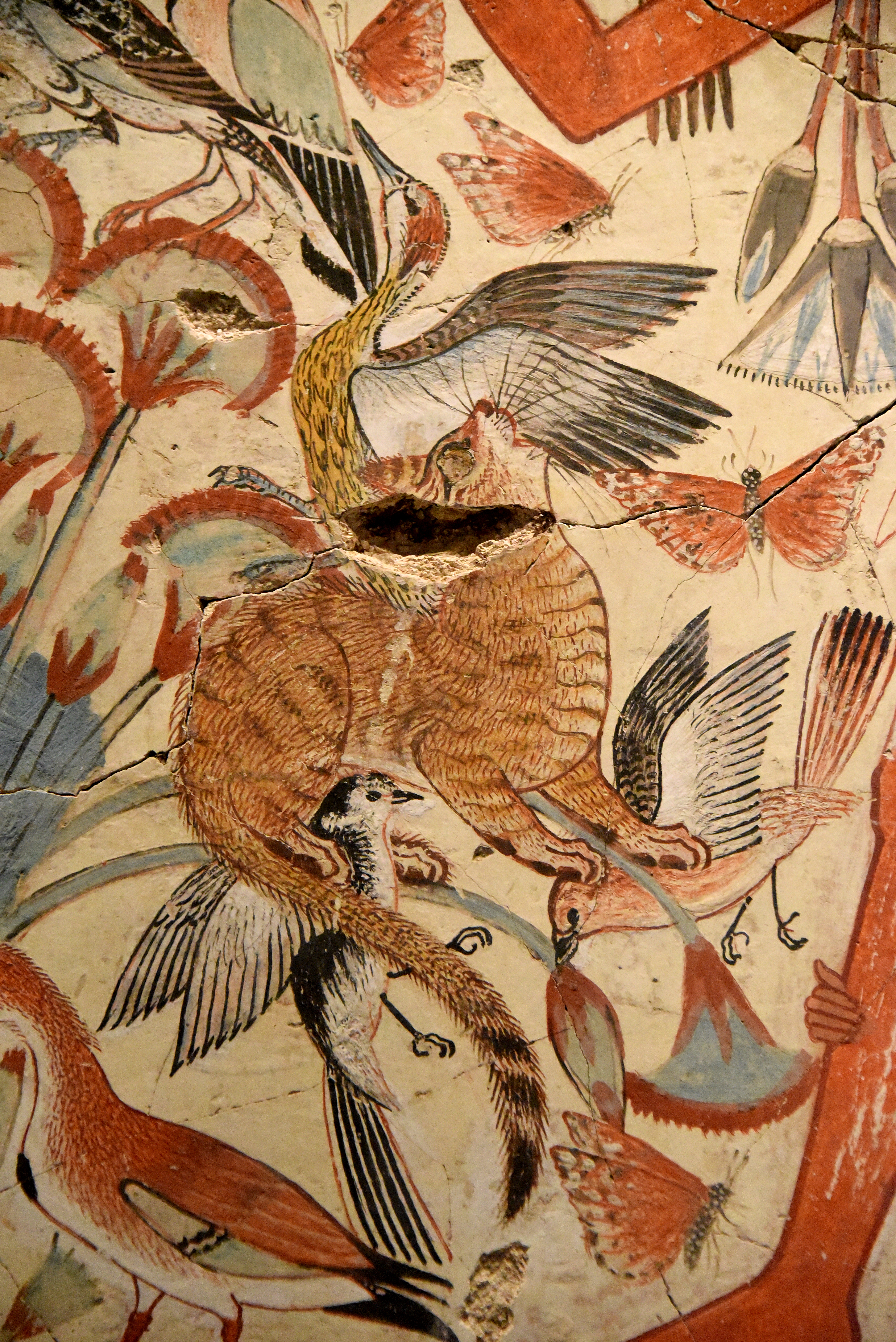 4016x6016 The Egyptian Tomb Chapel Scenes Of Nebamun - Egyptian Cat Painting