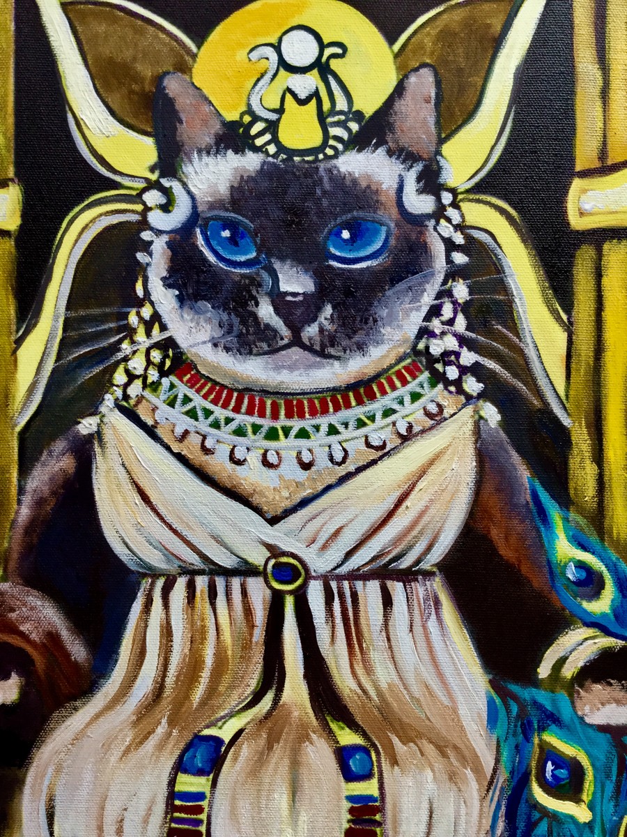 Egyptian Cat Painting At Paintingvalley.com 