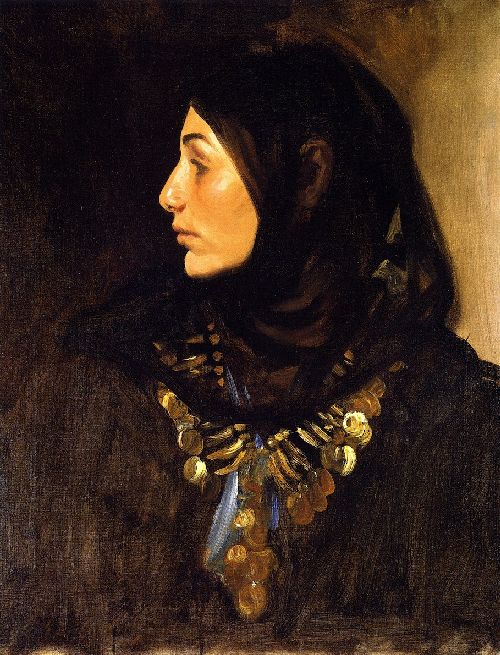 500x655 Egyptian Woman Painting John Singer Sargent Oil Paintings - Egyptian Oil Painting