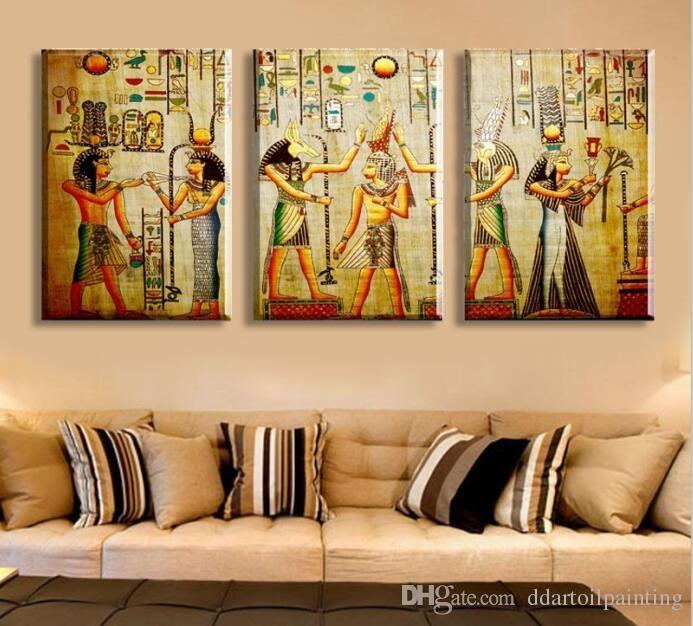 693x626 2018 Hd Large Painted Modern Abstract Oil Painting On Canvas - Egyptian Oil Painting