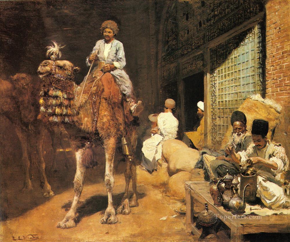 1000x836 A Marketplace In Ispahan Persian Egyptian Indian Edwin Lord Weeks - Egyptian Oil Painting