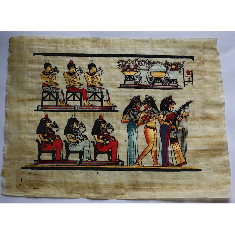 800x800 Egyptian Papyrus Canada - Egyptian Papyrus Painting