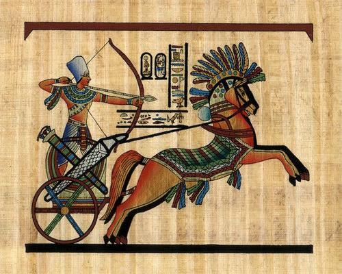 500x400 Egyptian Papyrus Painting In Bhopal, Madhya Pradesh - Egyptian Papyrus Painting