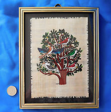 223x225 Egyptian Art Framed Hand Painted Papyrus - Egyptian Papyrus Painting Value