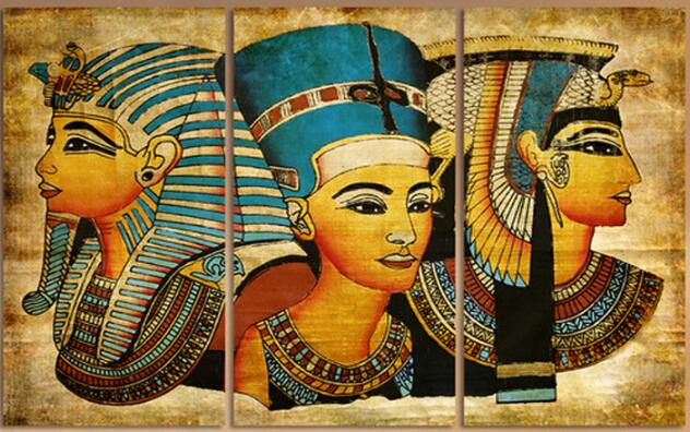 632x396 3pcs 5d Diy Diamond Painting Egypt Pharaoh Of Ancient ,cross - Egyptian Pharaoh Painting