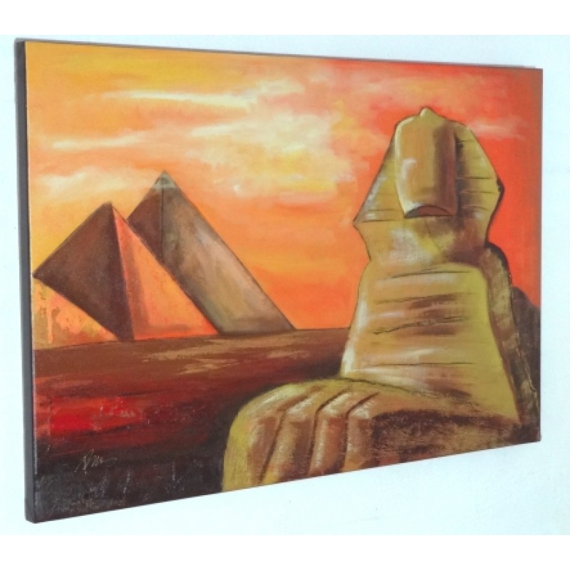 800x800 Egyptian Pyramids Painting [10 047] - Egyptian Pyramids Painting