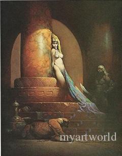 Egyptian Queen Painting