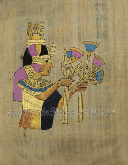 412x529 Egyptian Queen Painting Mantra - Egyptian Queen Painting