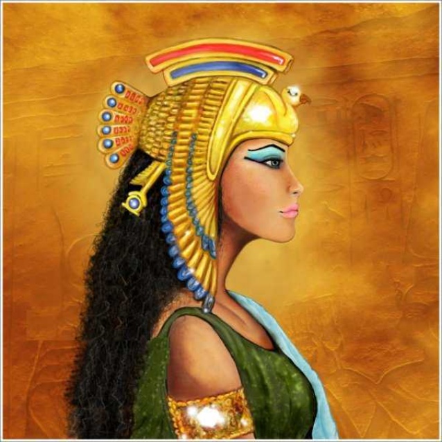 638x638 Queen Nefertari Queen Of Egypt - Egyptian Queen Painting
