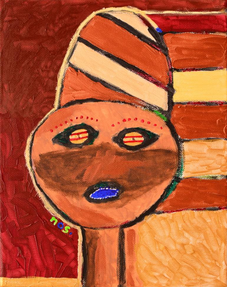 770x974 Saatchi Art Egyptian Queen Painting By Nigel Ostler - Egyptian Queen Painting