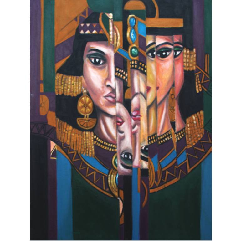 770x770 Saatchi Art Egyptian Queen Painting By Kaya - Egyptian Queen Painting